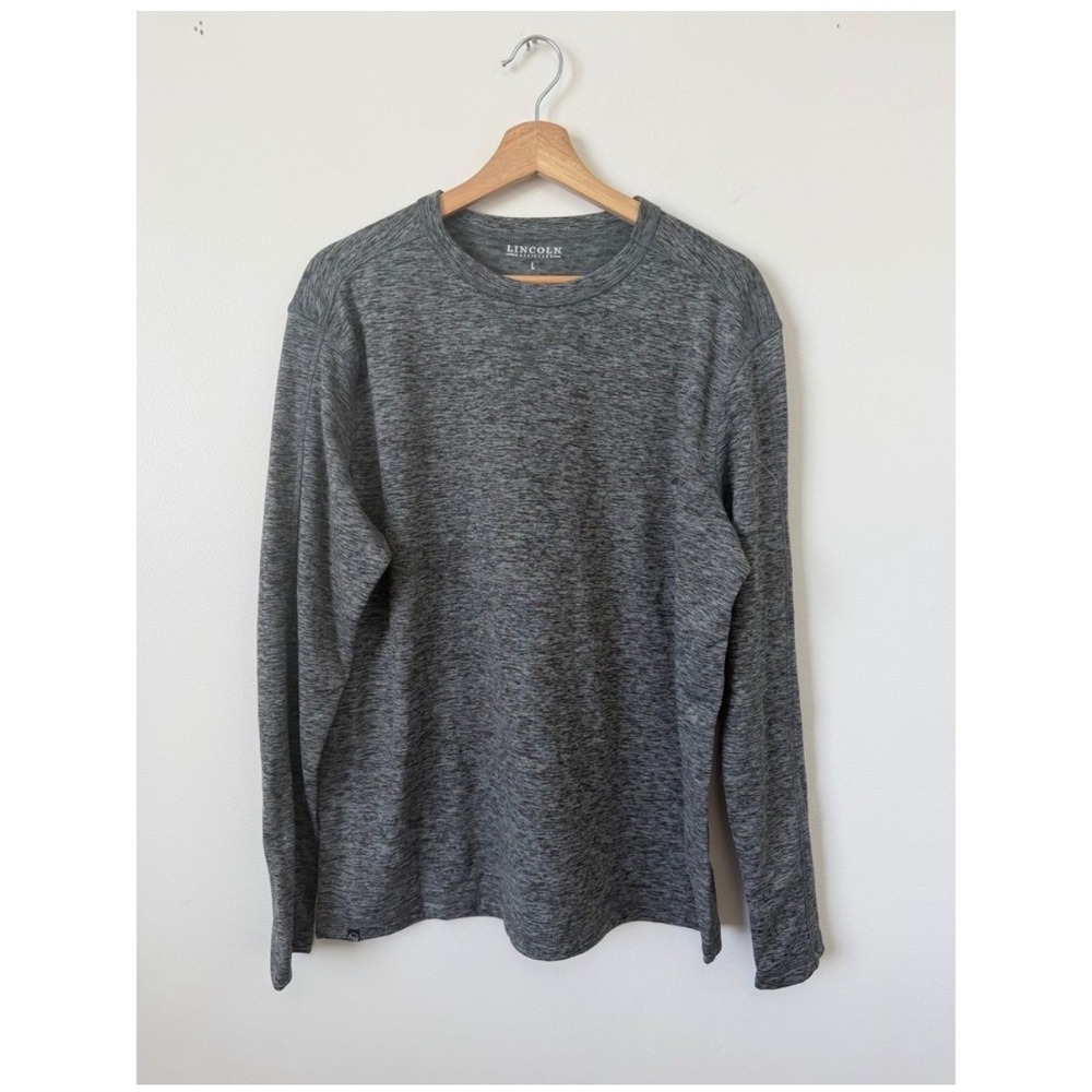 Lincoln Outfitters Men's Cold Layer Crewneck Tee – Grey – Size Large – NWT